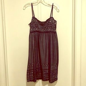 Max Studio Navy Lace Dress